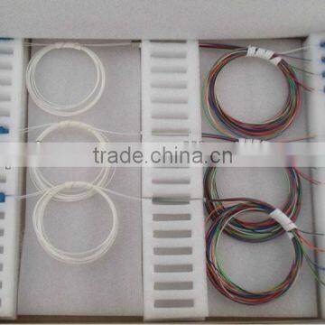 2*8 1260-1650nm Steel mini module type,0.9mm cable dia. 1.5m length,with SC/APC connector FTTH PLC Splitter