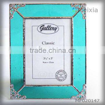 MF020147 wholesale tiffany style stained glass photo picture frame for home decoration items