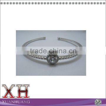 New design 925 sterling silver with zircon Bangle