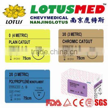 Sterile Chromic catgut sutures pack