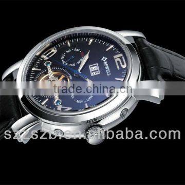 Magnificent Men's Stainless Steel Automatic Mechanical Watch With Calendar