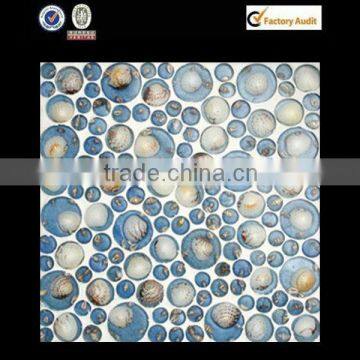 floor decoration 300x300mm shiny crystal floor tile shell designs