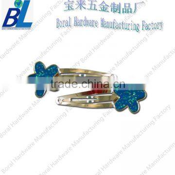 Stainless steel wholesale metal hair clips for promotions