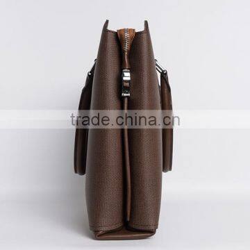 Reliable Men Bag Factory in Guangzhou, Cow Leather Tote Bag for Office Men photo-4