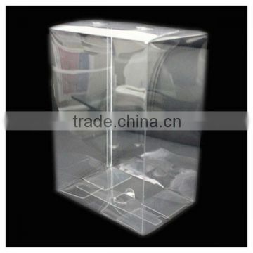 bright pvc clear plastic square box