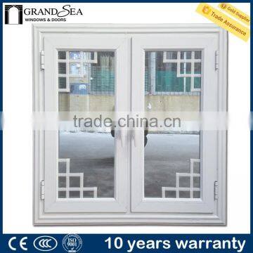 Price of latest modern used import aluminium casement window grill designs