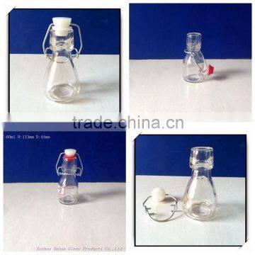 mini gift 70ml swing top glass bottle with silicone ring to UK                        
                                                Quality Choice