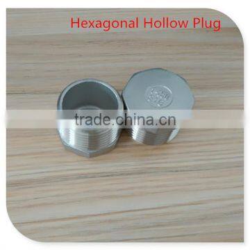 Pressure 150lb Cast Hollow Plug 1" BSPT Taper Thread