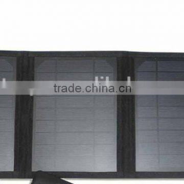 folding solar panel mini USB solar charger bag for cellphone