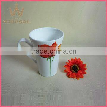 ceramic coffee mug with decal