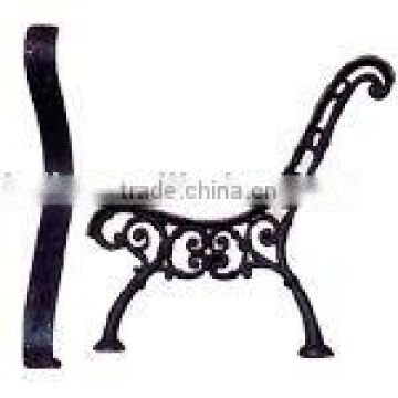 Cast iron bench leg