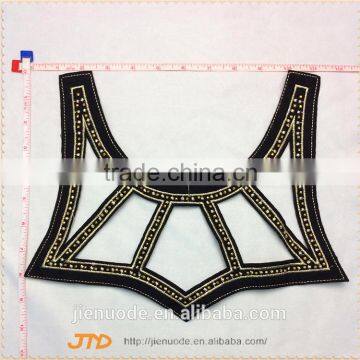 Hot Sell Fashion Eco-Friendly Beaded Neckline Trims For Garments