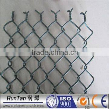 high quality hot dipped galvanized and pvc coated commercial chain link