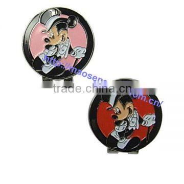 cap clip with 2 golf ball markers