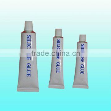 Colorless silicone adhesive for metal to metal silicone sealant