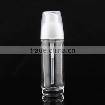 Hot Selling Cosmetic Glass Bottle With White Pump photo-2