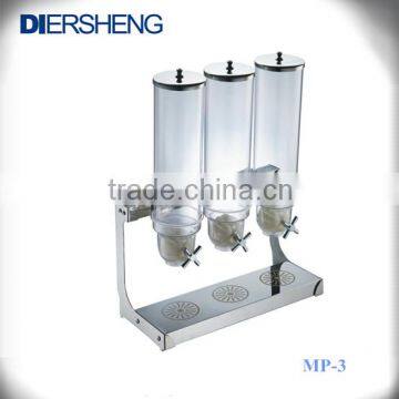 Wholesale Three Heads Cereal Dispenser,Triple Cereal Dispenser