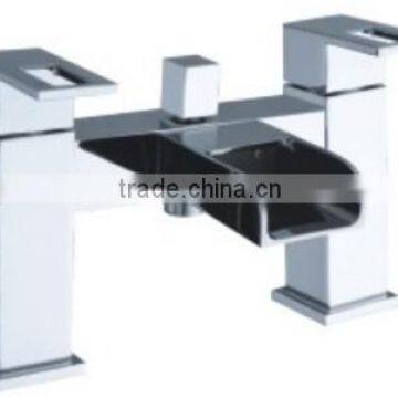 Eurostyle Deck Mount Two Handle Waterfall Bath Shower Mixer Tap(Q14101)