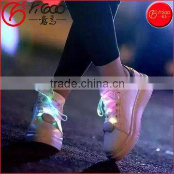 7 color changing shoelace multicolor flashing nylon shoelace Flashing shoe laces led light shoelace LED shoelace