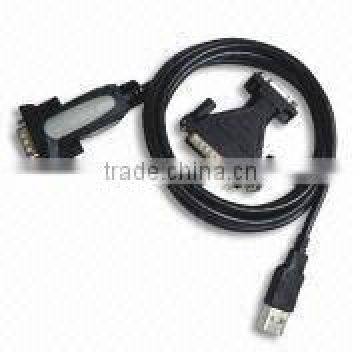 high speed USB 2.0 to 9/25 pin Serial RS232 Cable DB9/DB25 Adapter