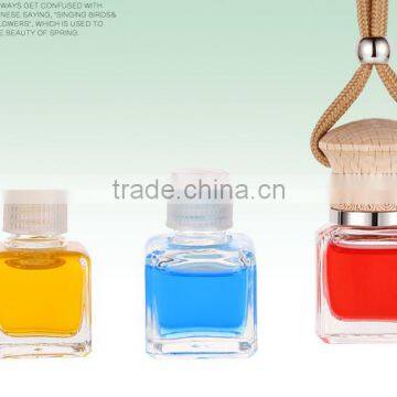 New Design&Hot Selling Hanging Car Perfume Bottle with wooden cap