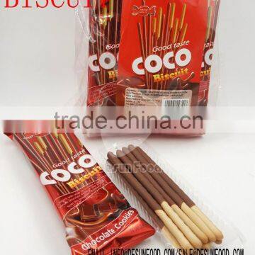 good taste coco biscuit stick with chocolate coated cookies                        
                                                Quality Choice