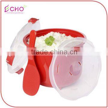 Microwave Plastic Safe Soup Mug with Handle and Vent/Noodle Bowl with Lid and Spoon/Microwave Rice Cooker