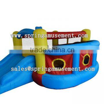 best selling home used inflatable oxford bouncer with slide for kids, inflatable mini nylon bouncer SP-MB037