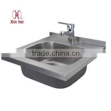 NSF Stainless Steel Hand Sink, Wall Mounted Stainless Steel Hand Wash Sink for Commercial Kitchen photo-3