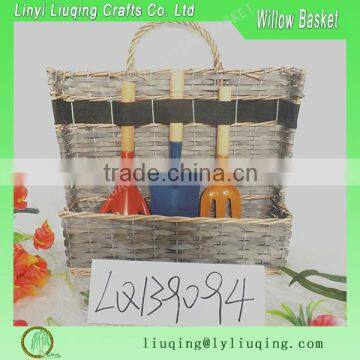 Eco-Friendly Feature and willow Material wicker picnic basket