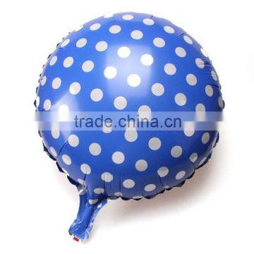 18inch Bule Wave Point Ballons Helium Inflatable Foil Balloons Polka Dot Pearl Balloon Birthday Wedding Festival Classic Toys photo-2