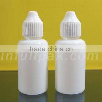 15ml White Eye Dropper Bottle with tamper evident cap