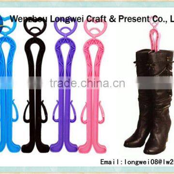 colorful plasitc shoetree for lady's boots