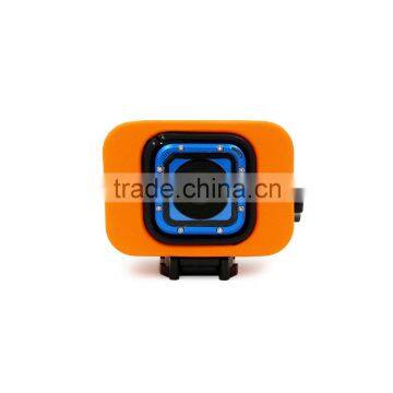 Go Pro camera floaty case for Hero4 Session with orange color