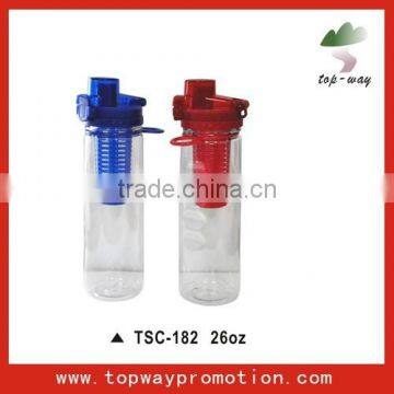 Factory Supply All Kinds of Sports Water Bottle With Removable Fruit Infuser Basket 25 Ounce