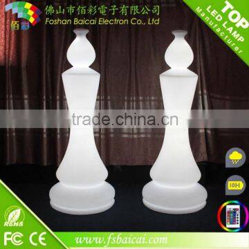 giant outdoor plastic led chess set