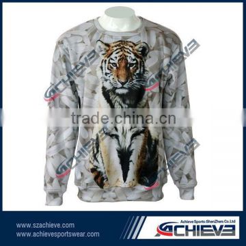 wholesale 3D printing sweatshirt cheap custom fleece sweatshirt