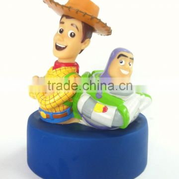 CE Shenzhen factory making roto vinyl pvc cartoon money box