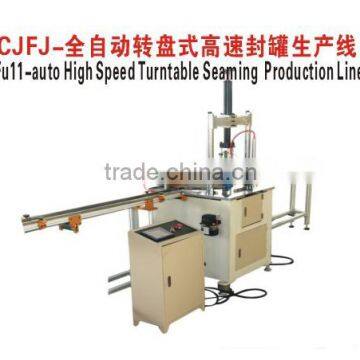 Full-auto High Speed Turntable Seaming Production Line Of Oil Making Machine