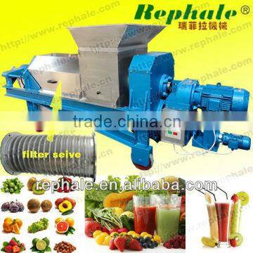 automatic double screw guava extractor