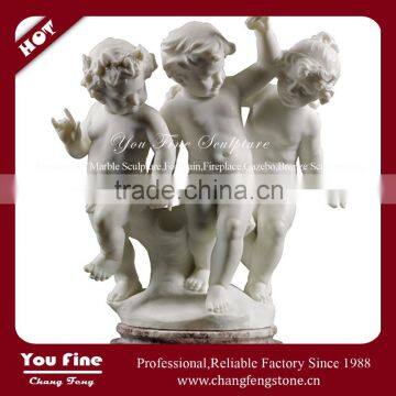 Outdoor Garden Stone Children Statue