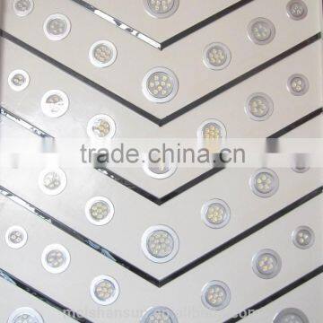 5w Aluminum Body Square Panel Led Light 0.1w/led for Housing Wall Light photo-5