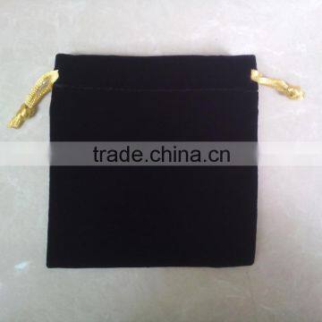 custom plain drawstring velvet makeup bag wholesale