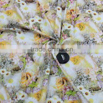 rosette fabric,digital print fabric,fashion dress textile