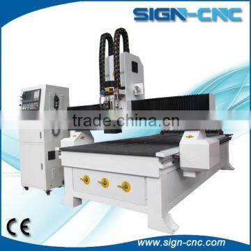 1325 big size ATC 3d CNC router , wood working cnc router with linear auto tool changer