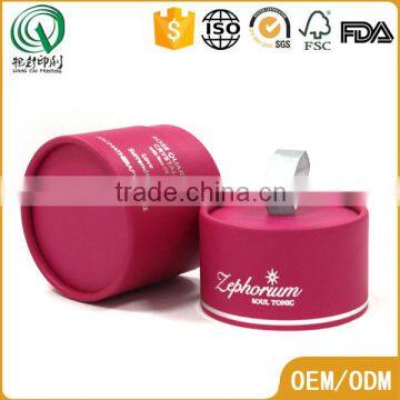 Red Customized Empty Logo Hot Stamping Cosmetic Packaging Round Plain Hat Boxes Quality Choice photo-5