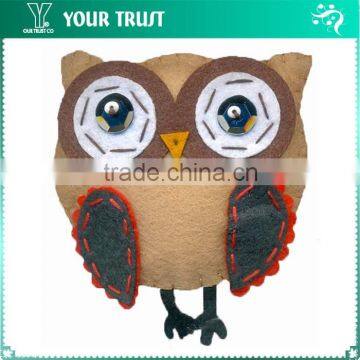 7.5 x 7.0 centimeter Wholesale Handmade Owl Christmas Ornament