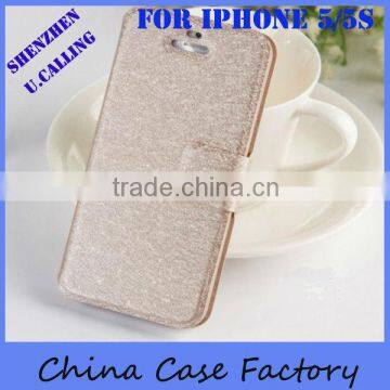 Royal Quality Leather Wallet Case For IPhone 5 5S,Small Order Accept! photo-2