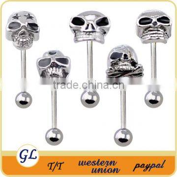 Stainless steel Penis tongue ring alien design body jewelry manufacturer product cool model