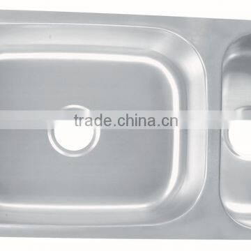 10 year supplier single bowl stainless steel kitchen inset sink